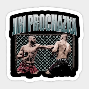 jiri prochazka vintage deign Sticker